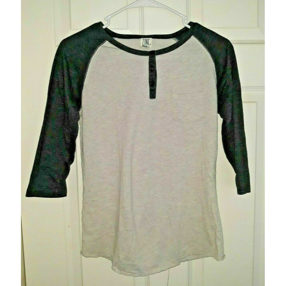 Zine Medium Baseball Tee 3/4 Sleeve